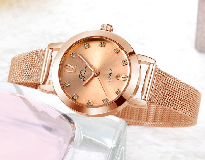 Rose Brown Wrist - Women's Watches